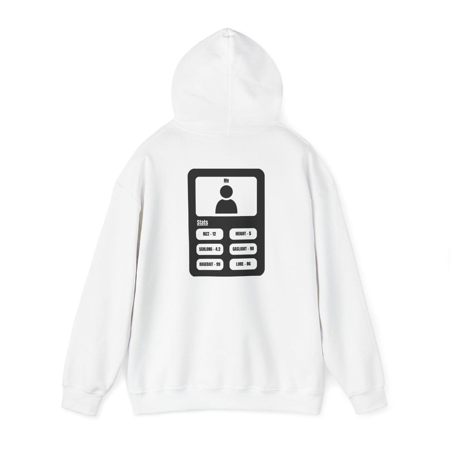 Funny Stats Backprint Hoodie