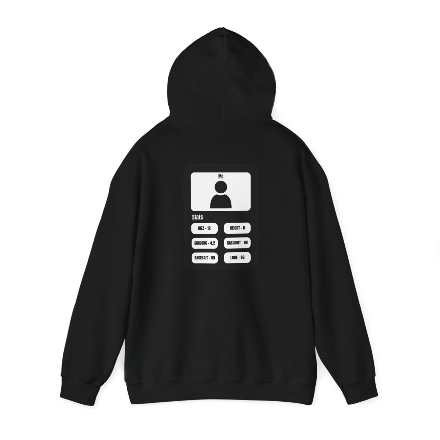 Funny Stats Backprint Hoodie
