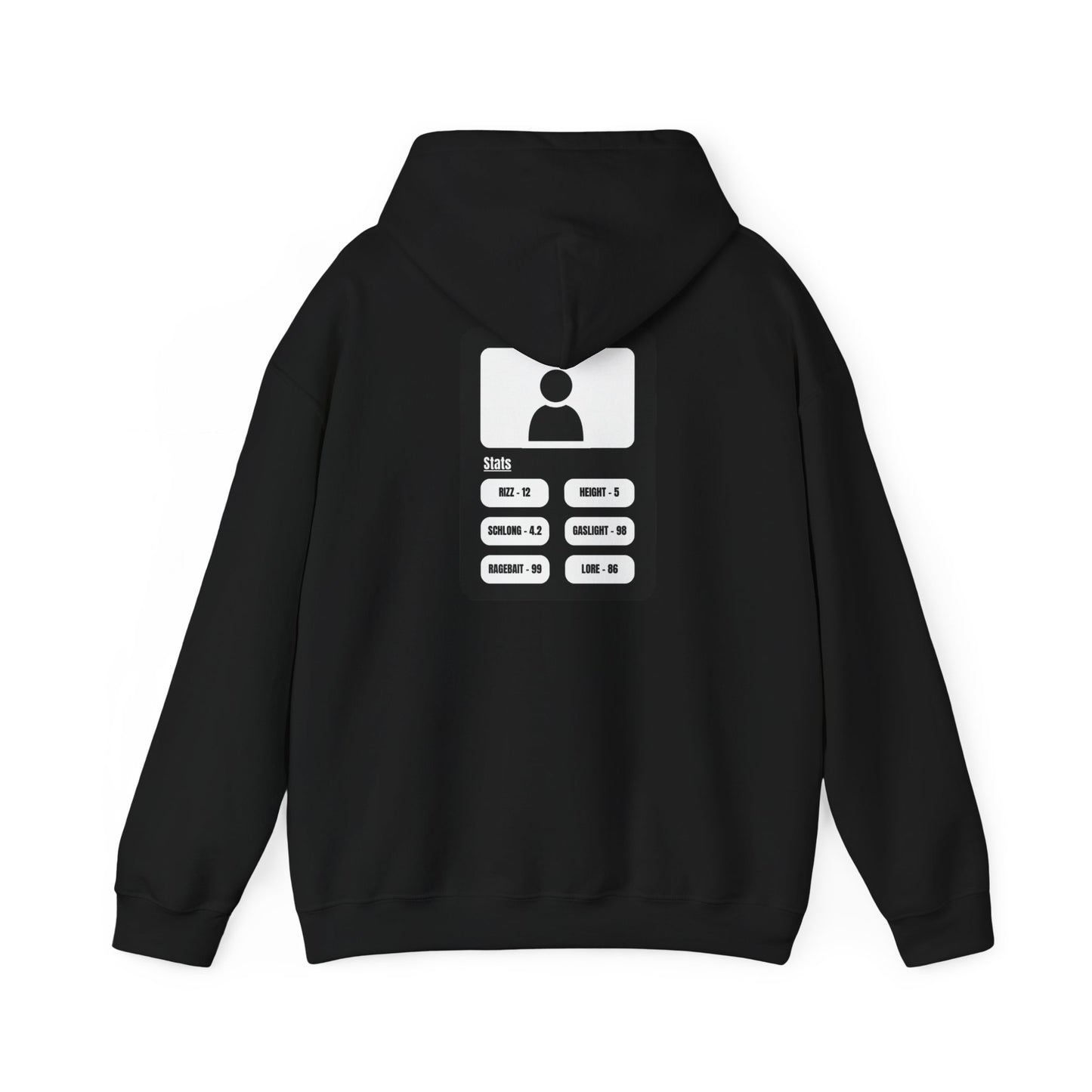 Funny Stats Backprint Hoodie