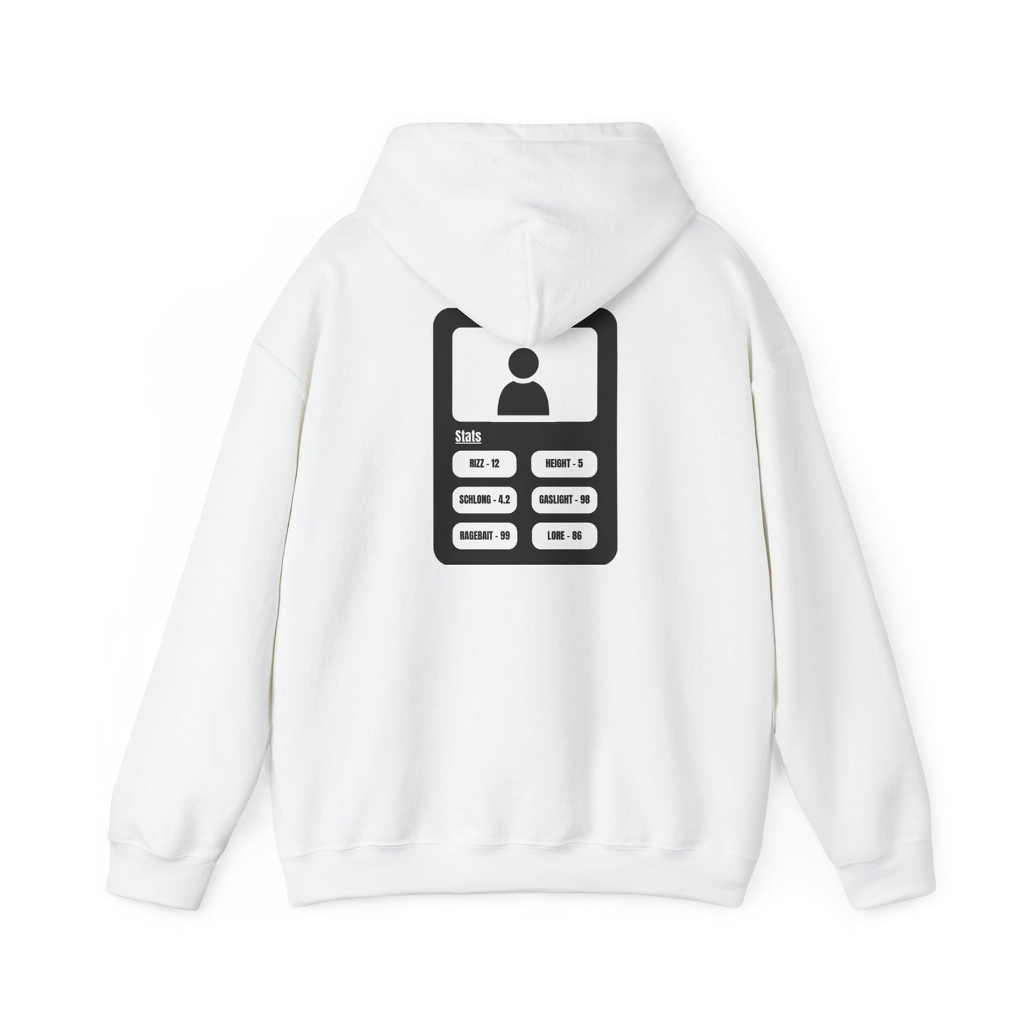 Funny Stats Backprint Hoodie